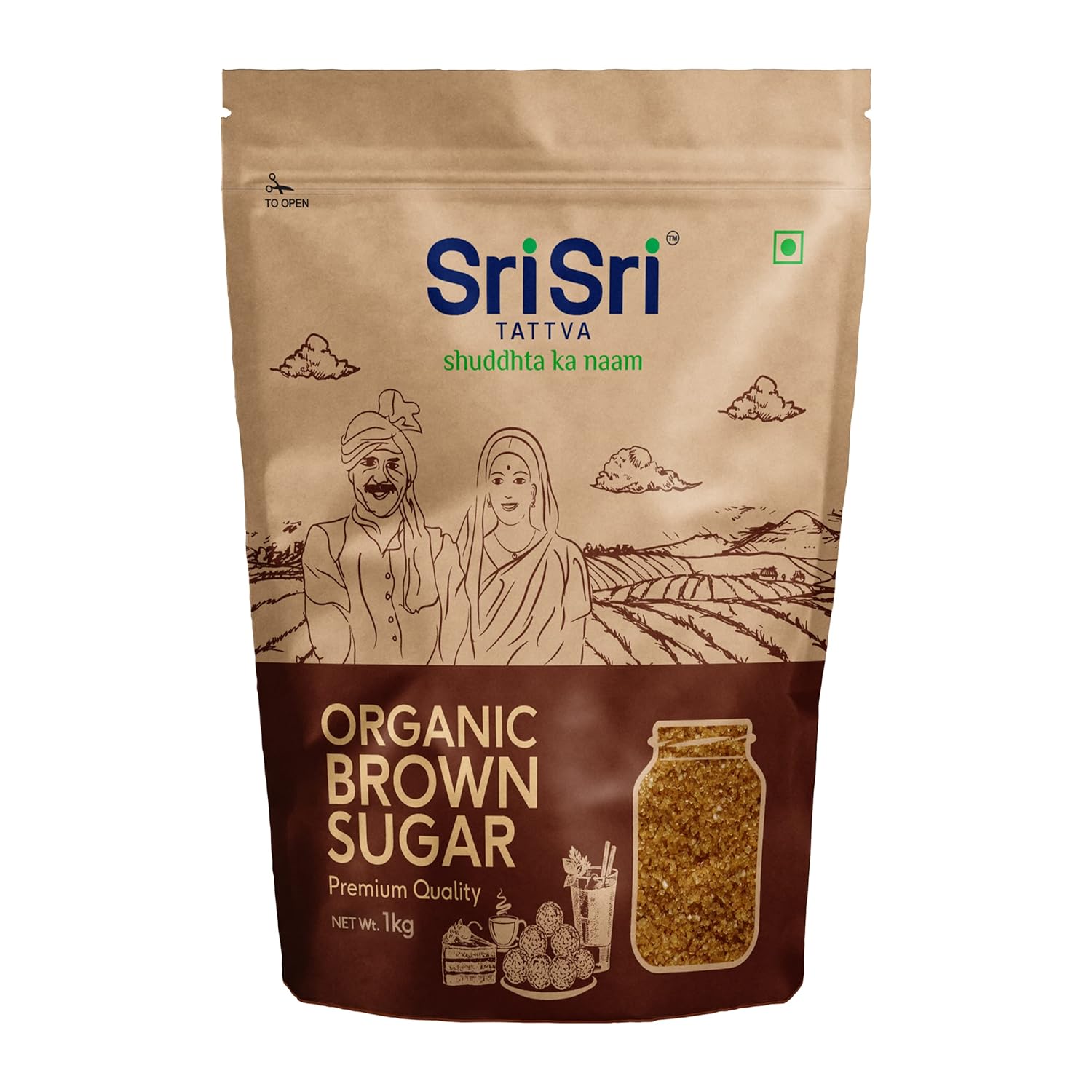 Sri Sri Tattva Organic Brown Sugar 1kg