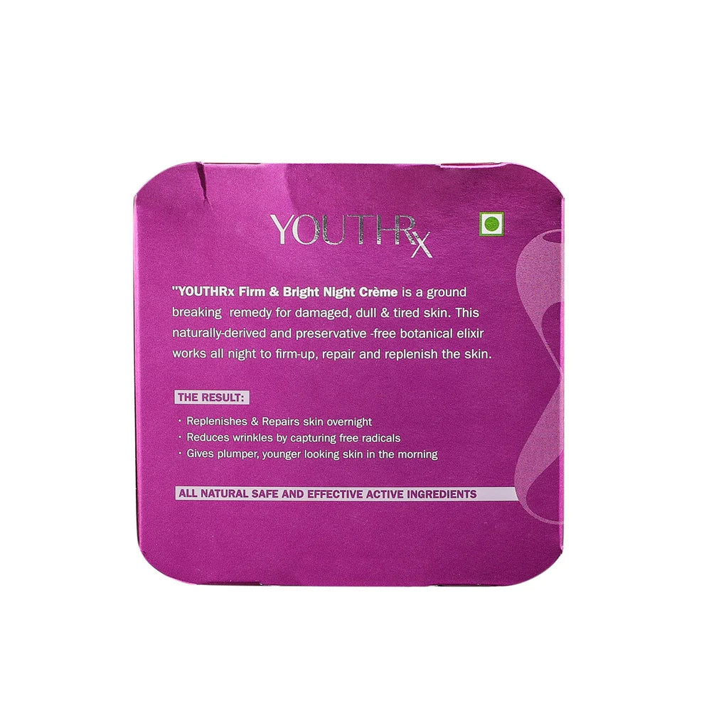 Lotus Herbals Cosmetics YouthRx firm & bright night crème Combo