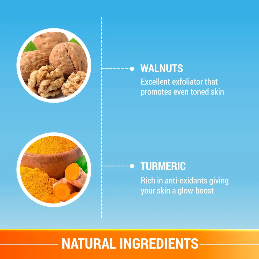 Lotus Herbals Cosmetics Safe Sun DeTan After Sun Face Scrub 100g