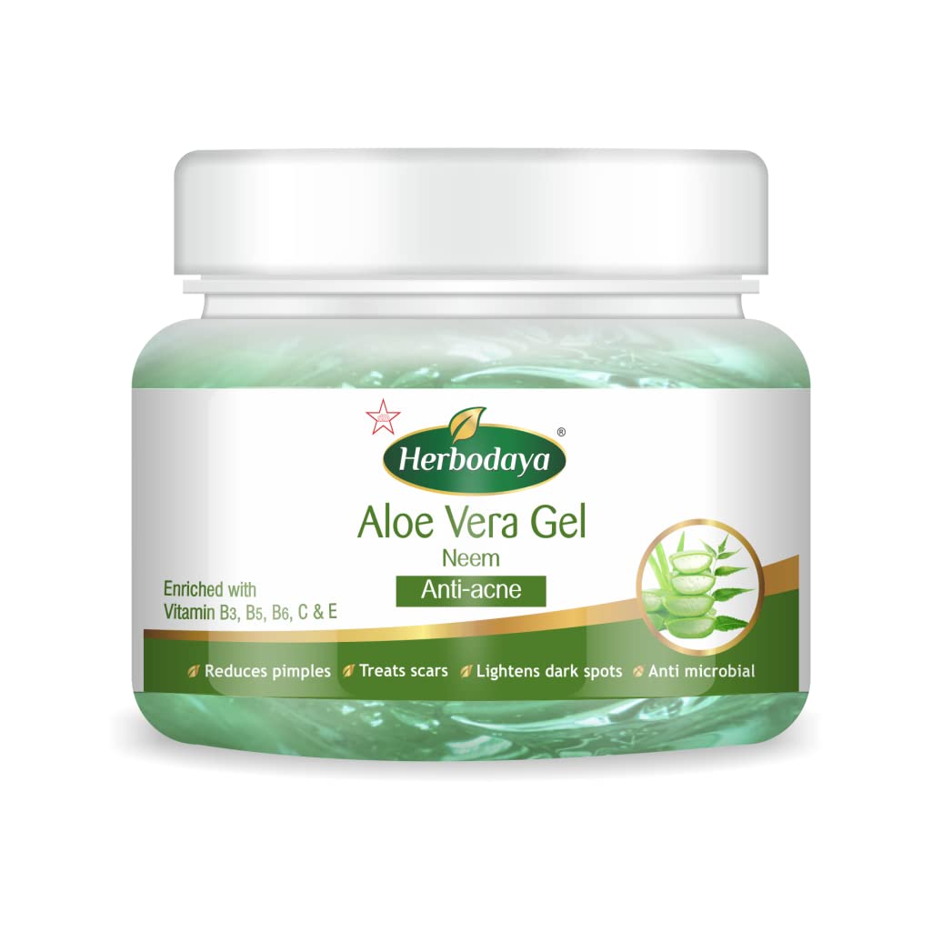 Skm Ayurveda Herbodaya Aloe Vera Gel Neem for Anti Acne 100gm
