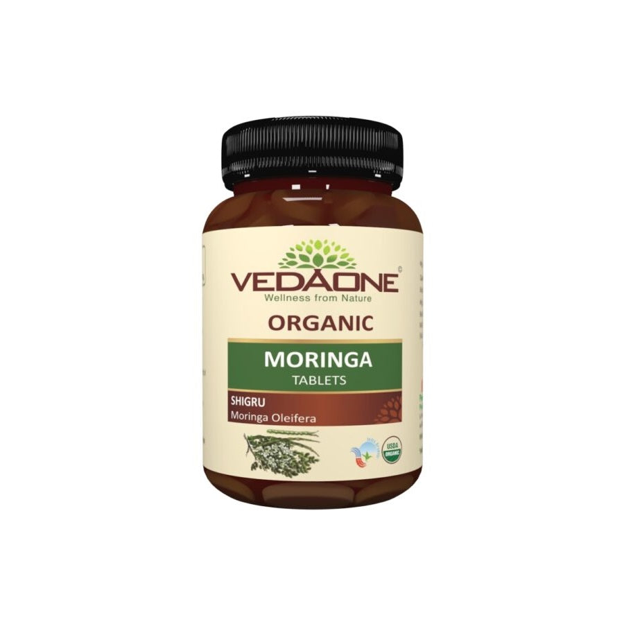 Vedaone Ayurvedic Organic Moringa (Shigru) 750mg 60 Tablets