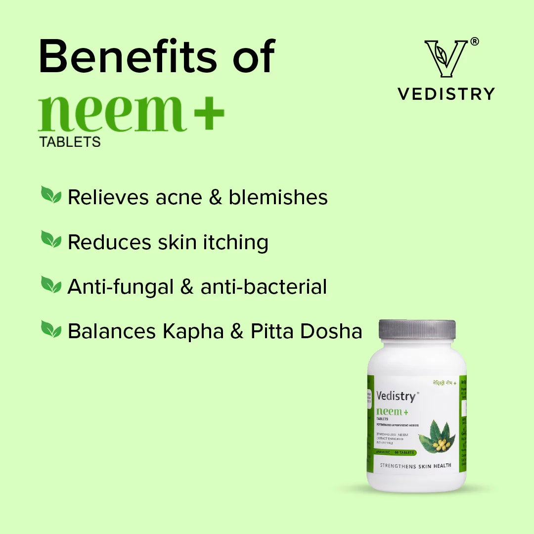 Vedistry Ayurvedic Neem + 60 Tablets
