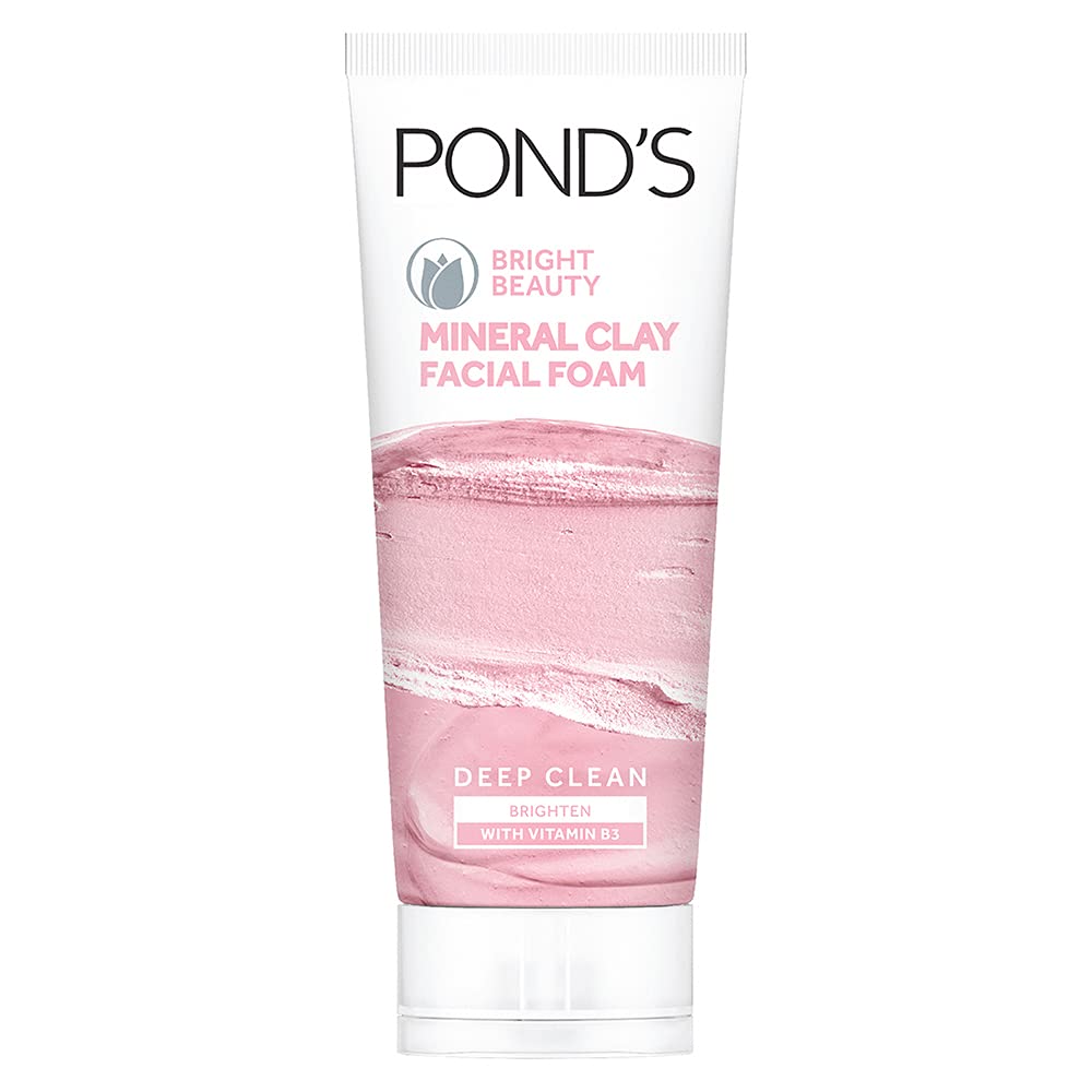 POND'S Bright Beauty Mineral Clay Facial Foam 90GM