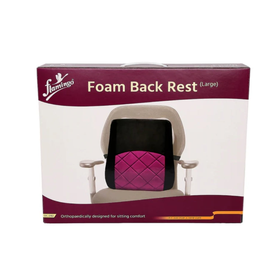 Flamingo Health Orthopaedic Foam Back Rest (Large) Type Cushion & Pillows Code 2182