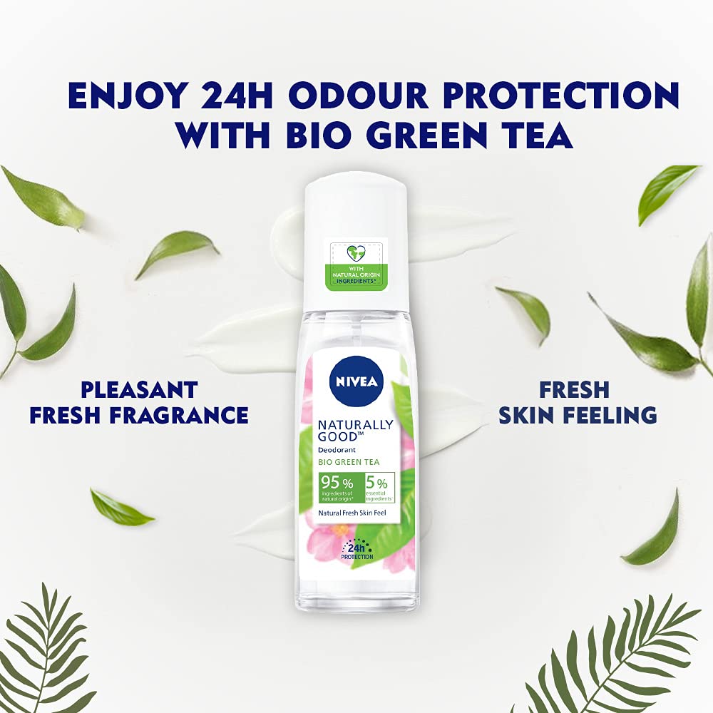 Nivea Naturally Good Deodorant Bio Green Tea & Bio Aloe Vera For Women