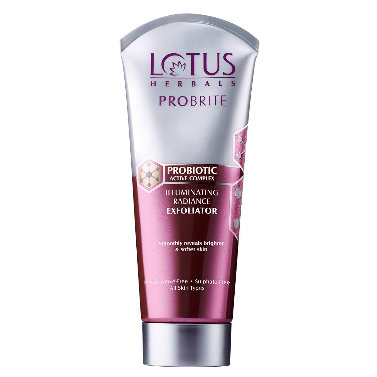 Lotus Herbals Cosmetics Probrite Illuminating Radiance Gentle Exfoliator 100g