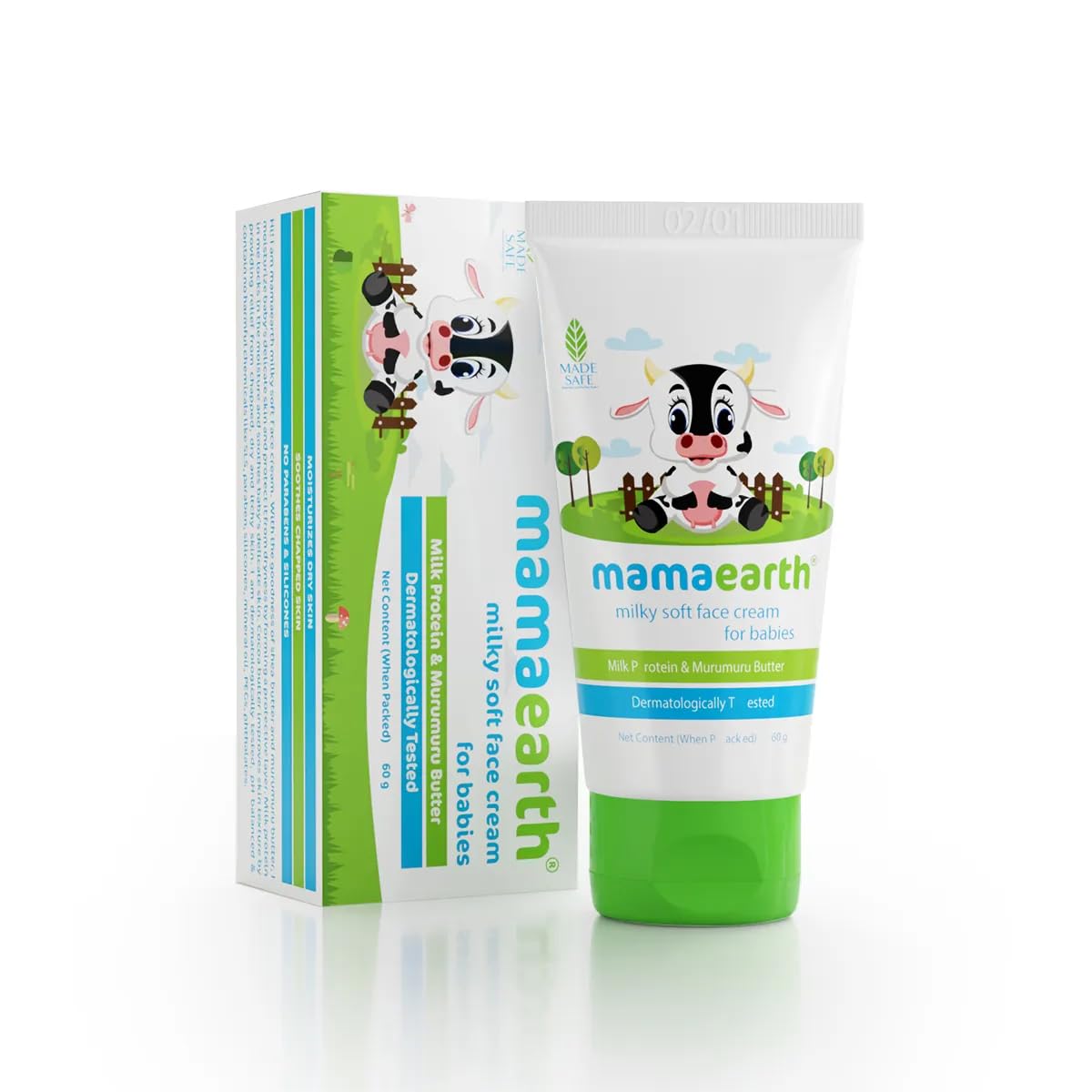 Mamaearth Milky Soft Face Cream for Babies 60ml