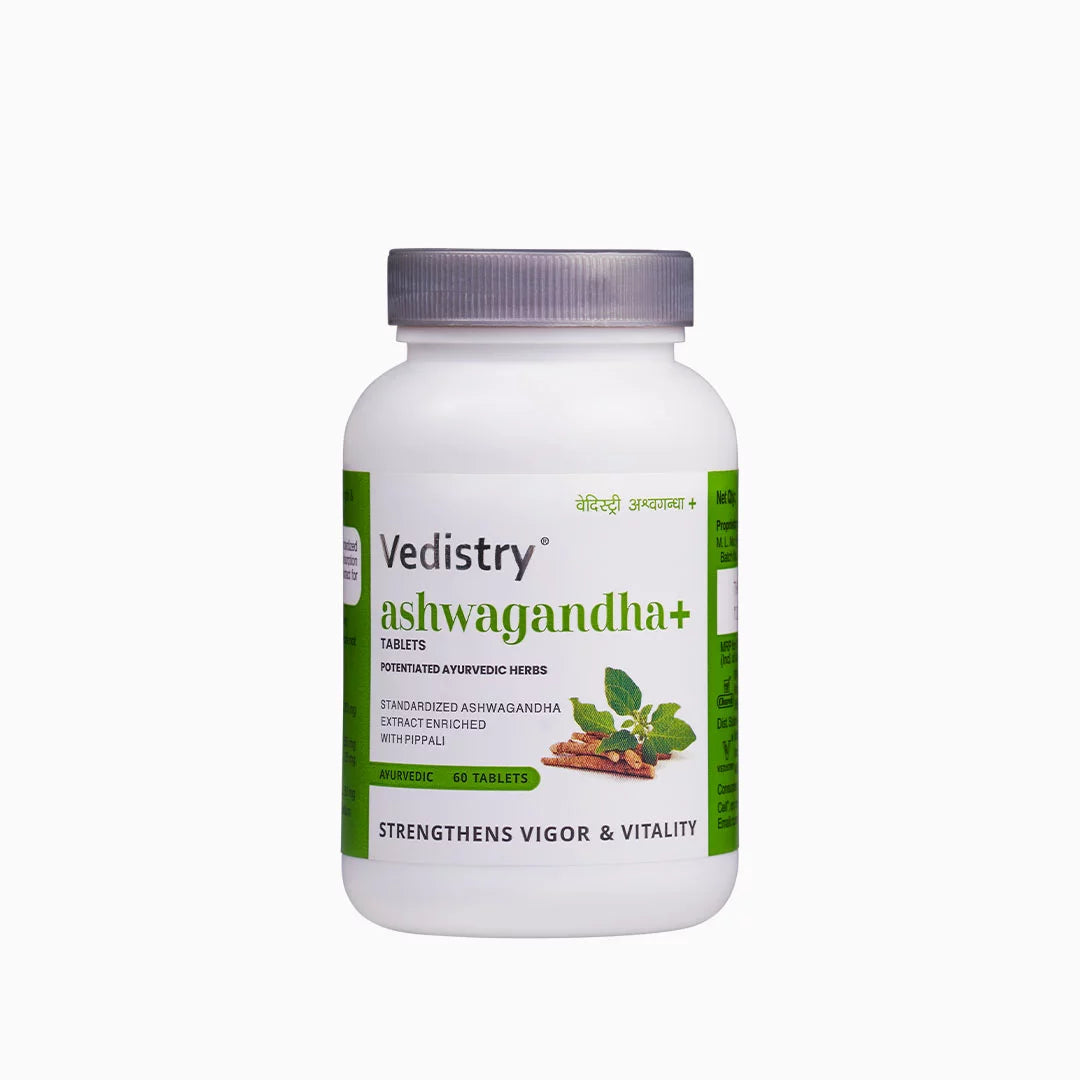Vedistry Ayurvedic Ashwagandha + 60 Tablets