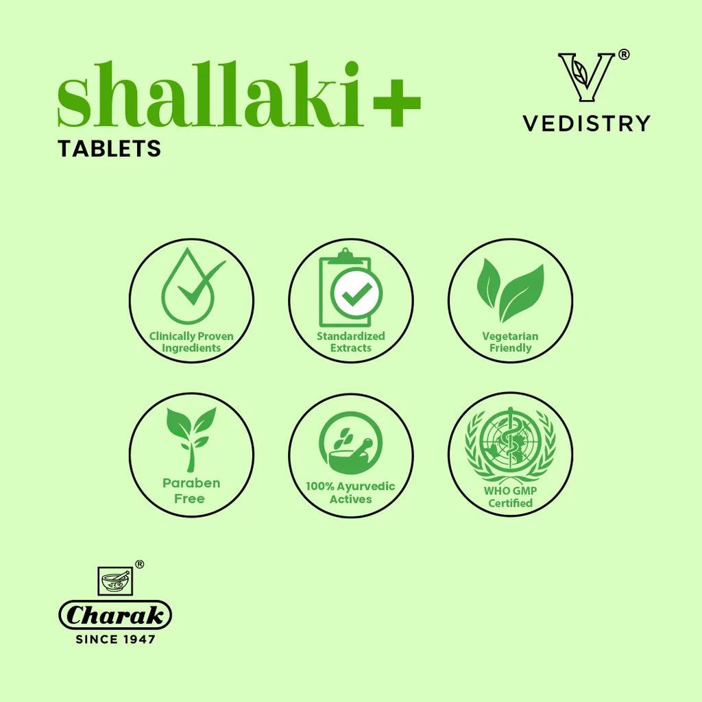 Vedistry Ayurvedic Shallaki+ 60 Tablets