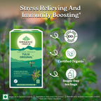 Organic India Tulsi Original Green Tea Teabag & Tin