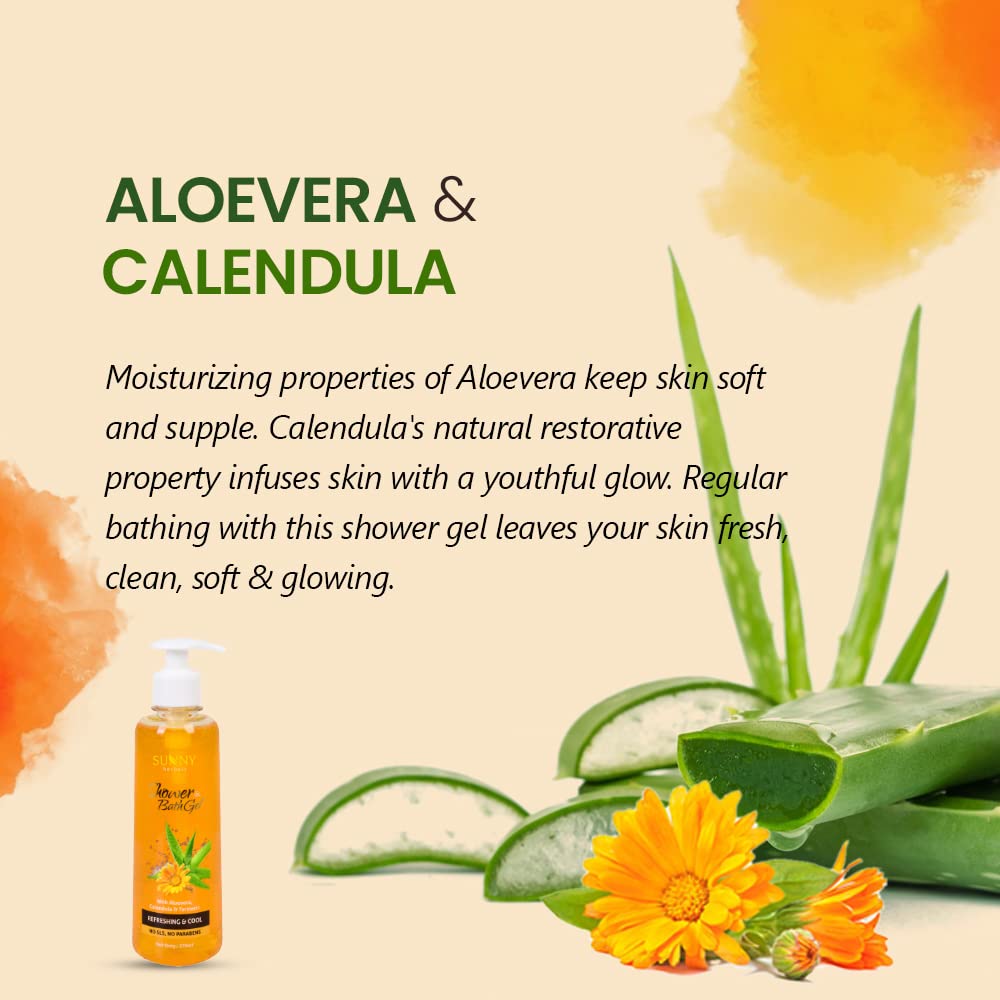 Bakson's Sunny Herbals Shower & Bath Skin Care Gel 270ml