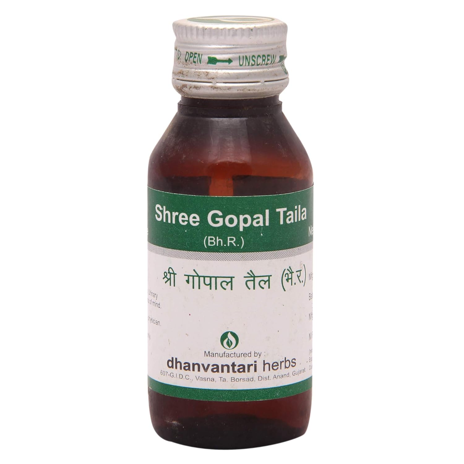 Dhanvantari Ayurvedic Shree Gopal Taila Oil