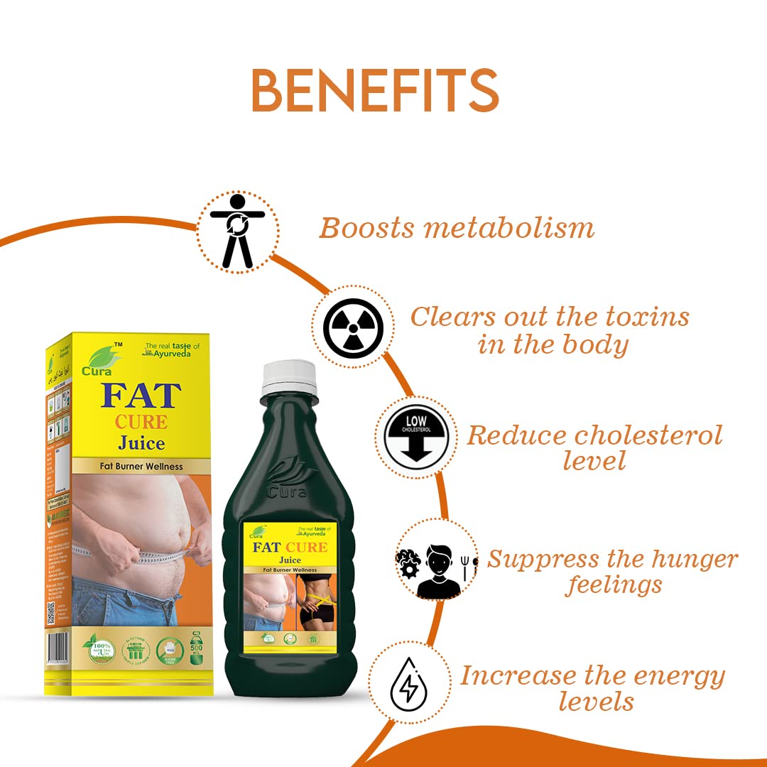 Cura Ayurvedic Cura Fat Cure Ras Liquid 500ml