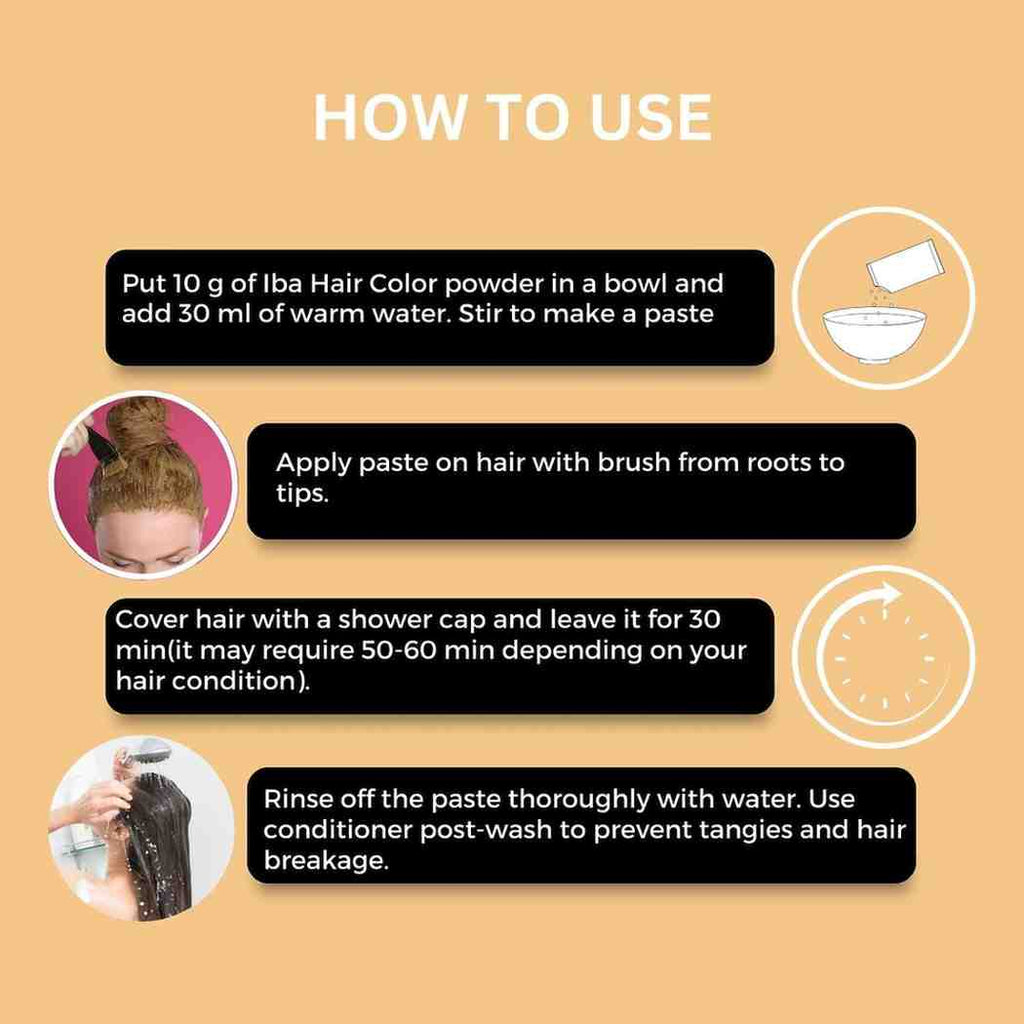 Care Hair Colour, Dark Coal Powder 60g