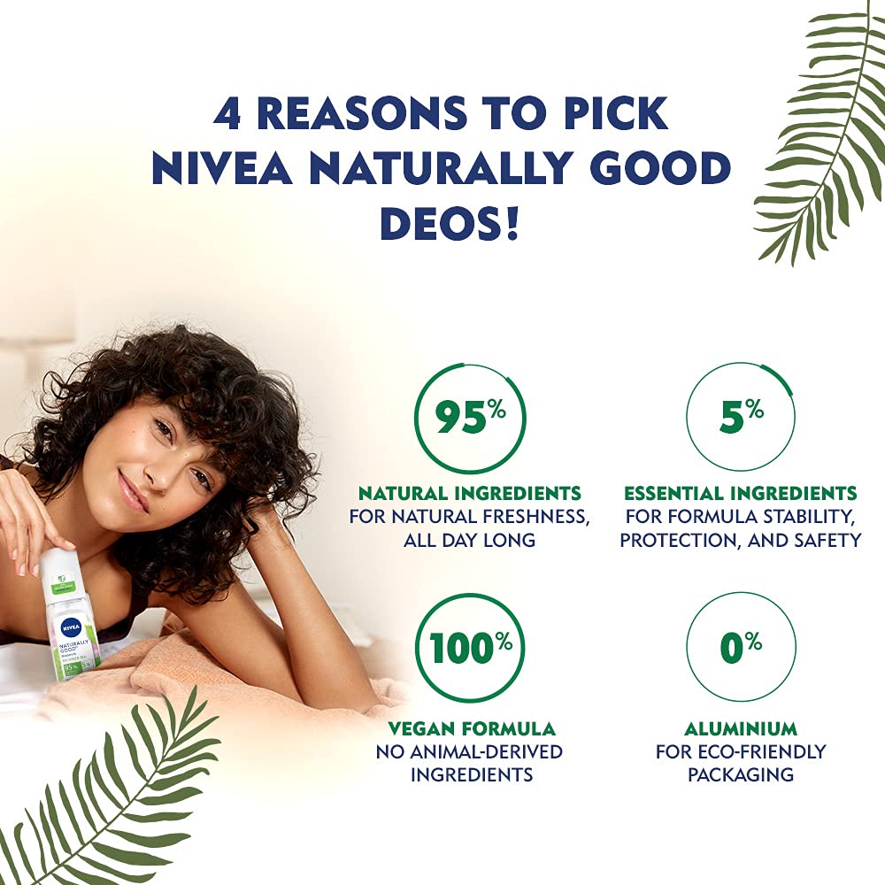 Nivea Naturally Good Deodorant Bio Green Tea & Bio Aloe Vera For Women