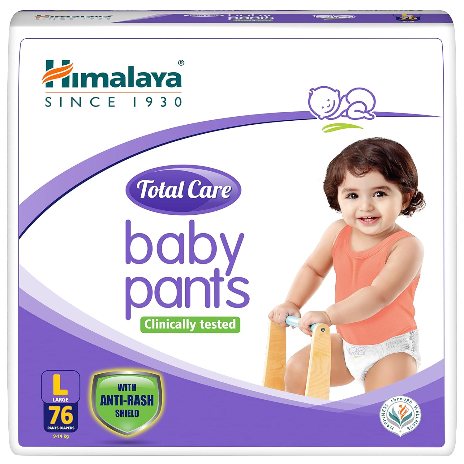 Himalaya Herbal Total Care Baby Pants Clinically Tasted Diapers