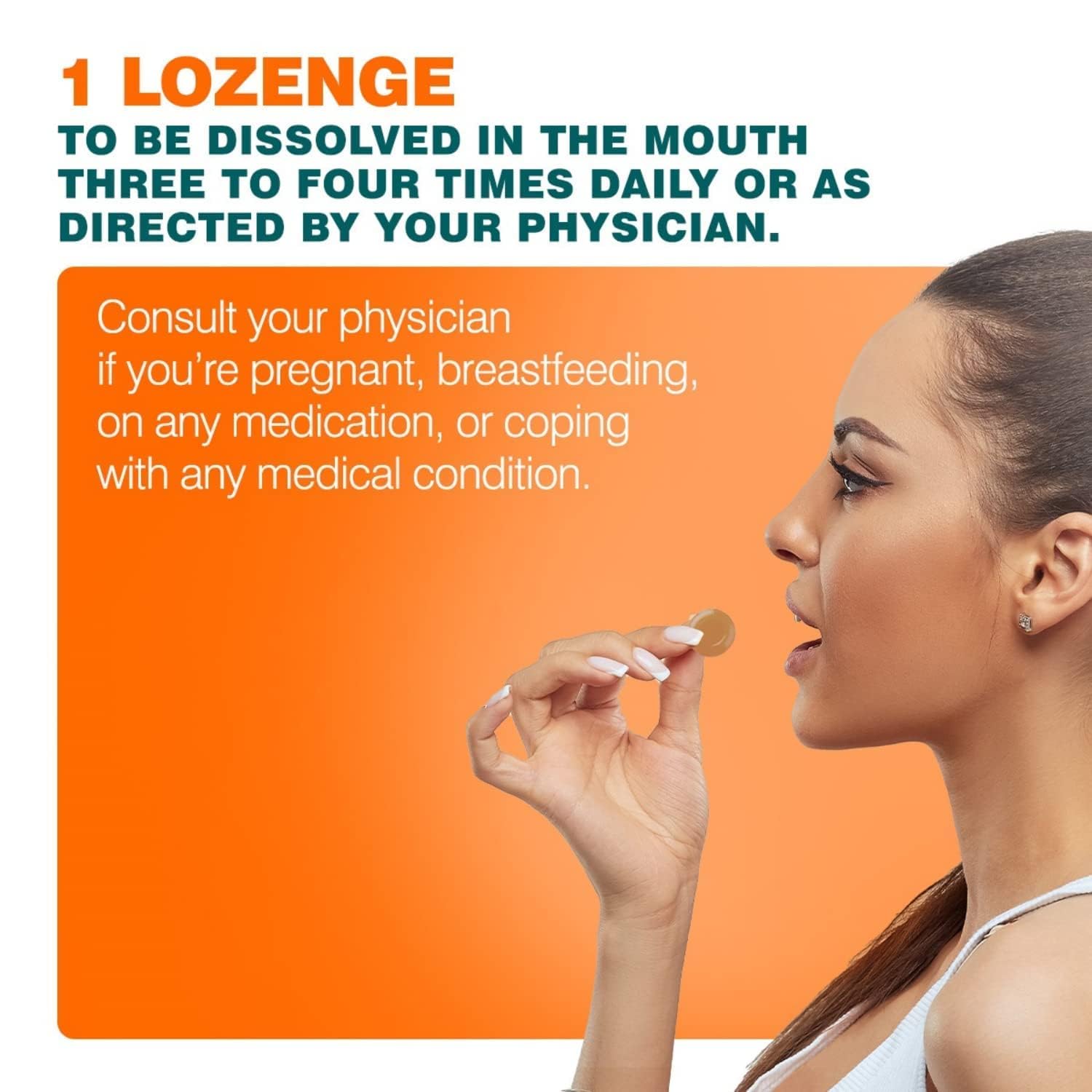 Himalaya Herbal Koflet H Lozenges Flavor Orange & Ginger 10 x 6's