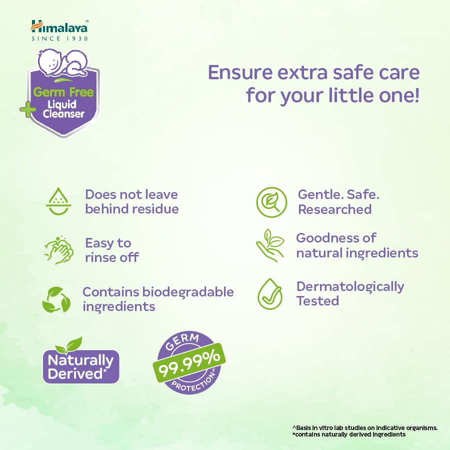 Himalaya Herbal Germ Free Liquid Cleanser Baby Care Liquid 500 ml