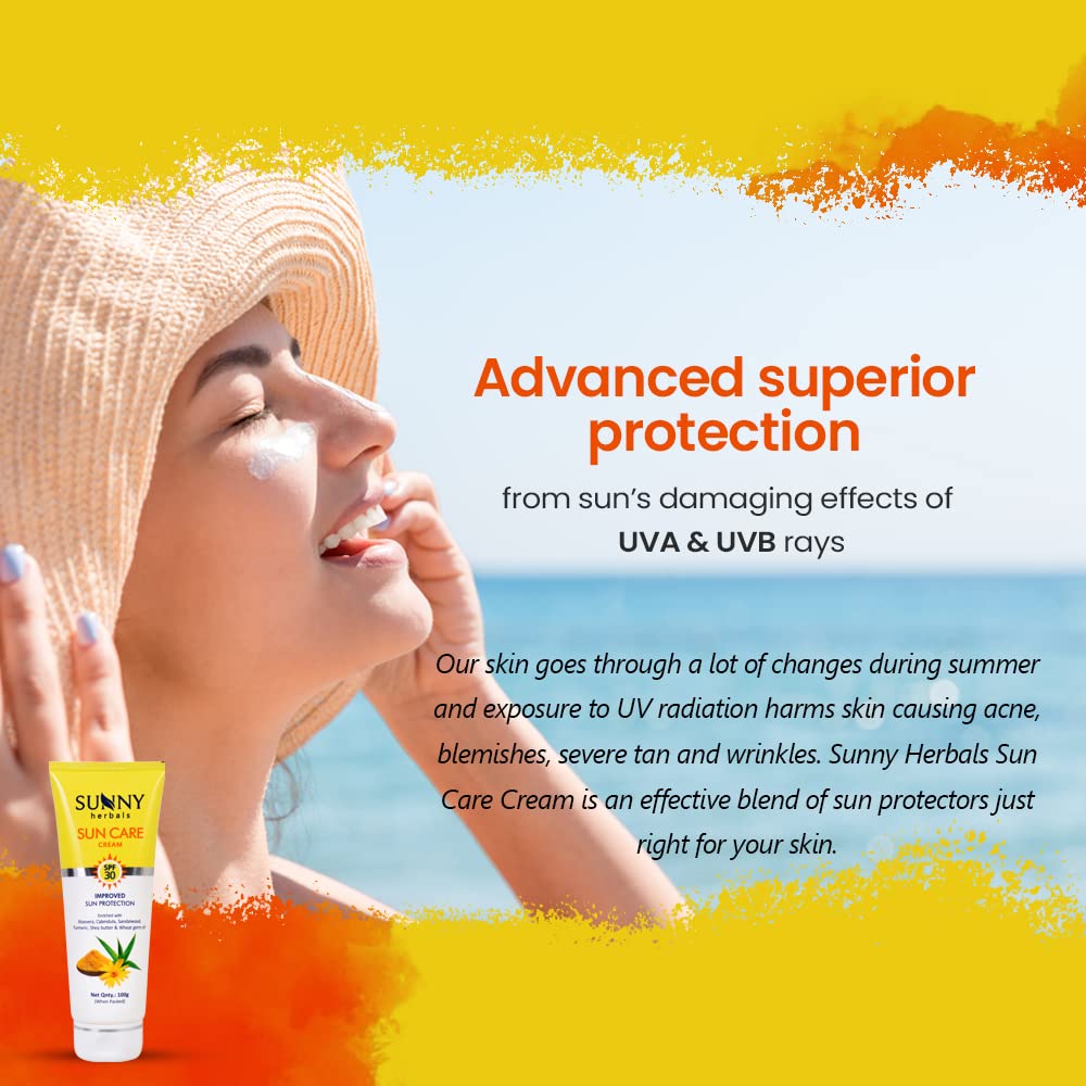 Bakson's Sunny Herbals Sun Care SPF 30 Skin Care Cream 100gm