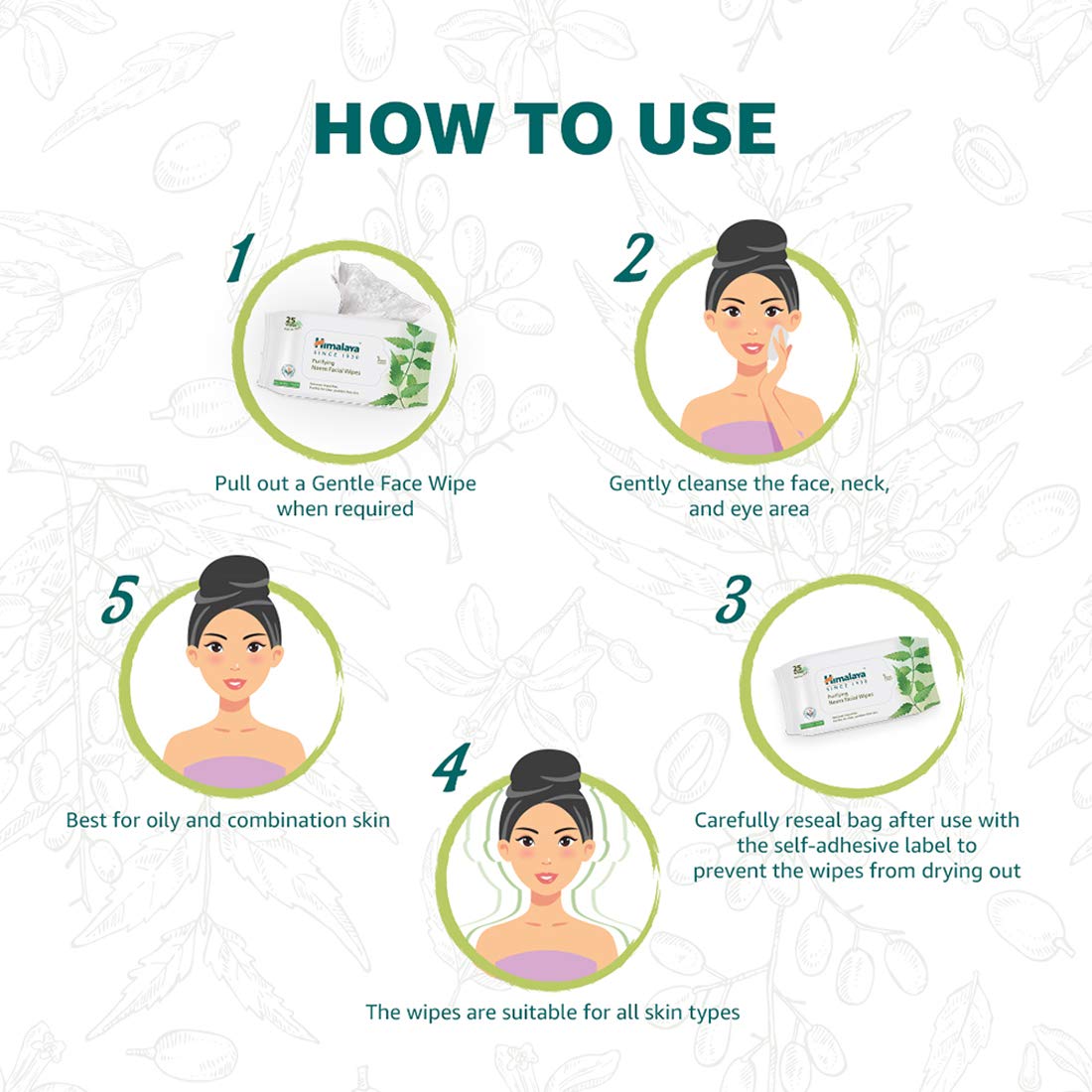 Himalaya Purifying Neem Facial Wipes