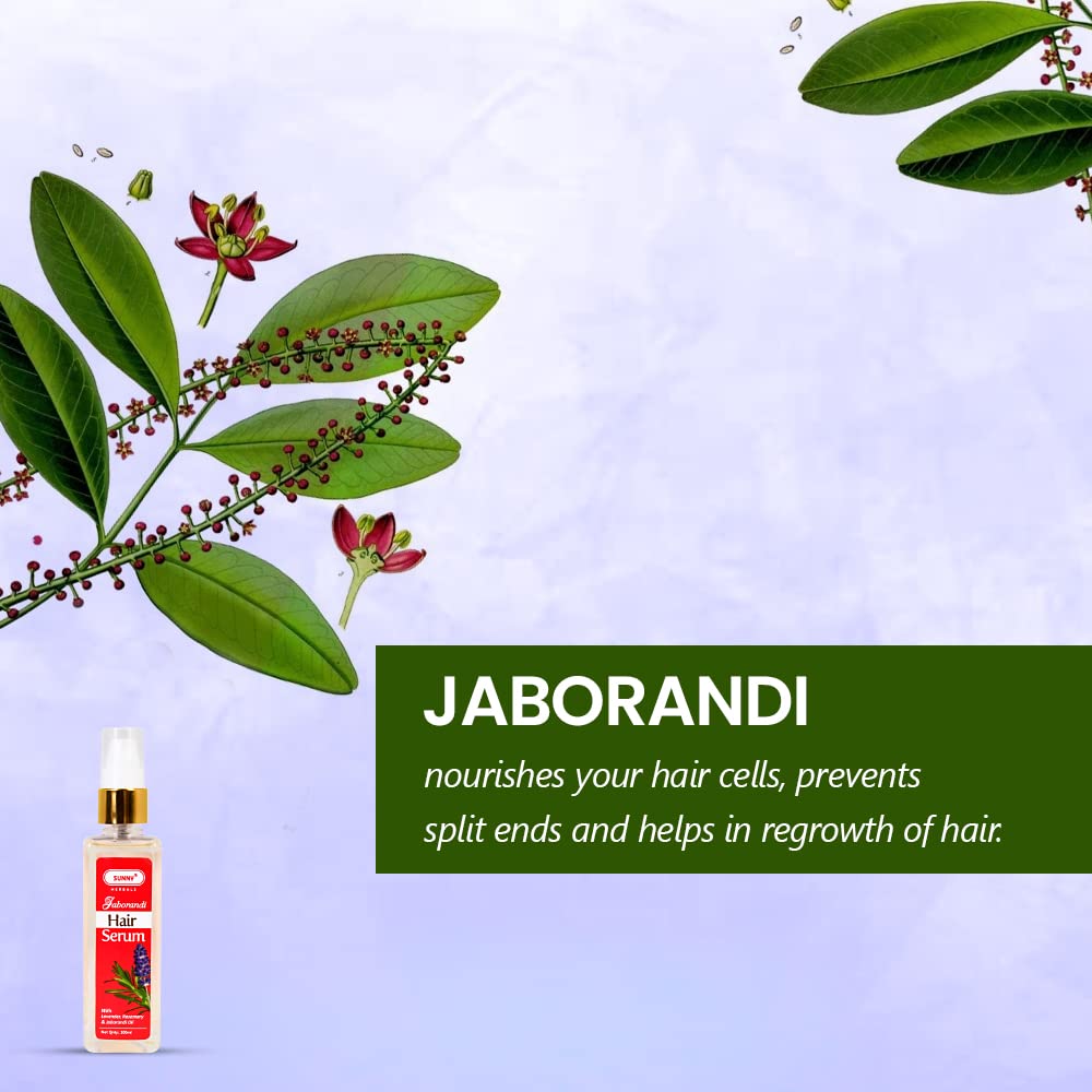 Bakson's Sunny Herbals Jaborandi Hair Serum Oil 100ml