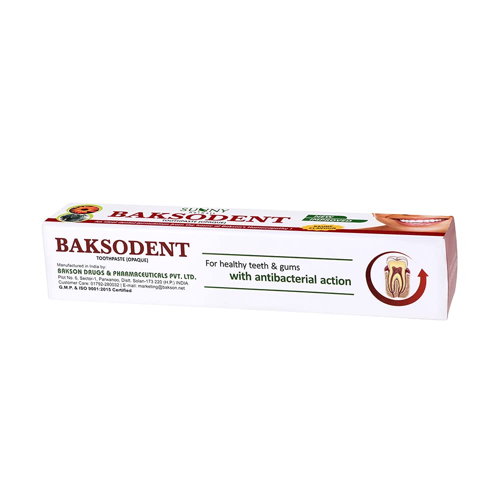 Bakson's Sunny Herbals Baksodent Toothpaste Opaque 100G