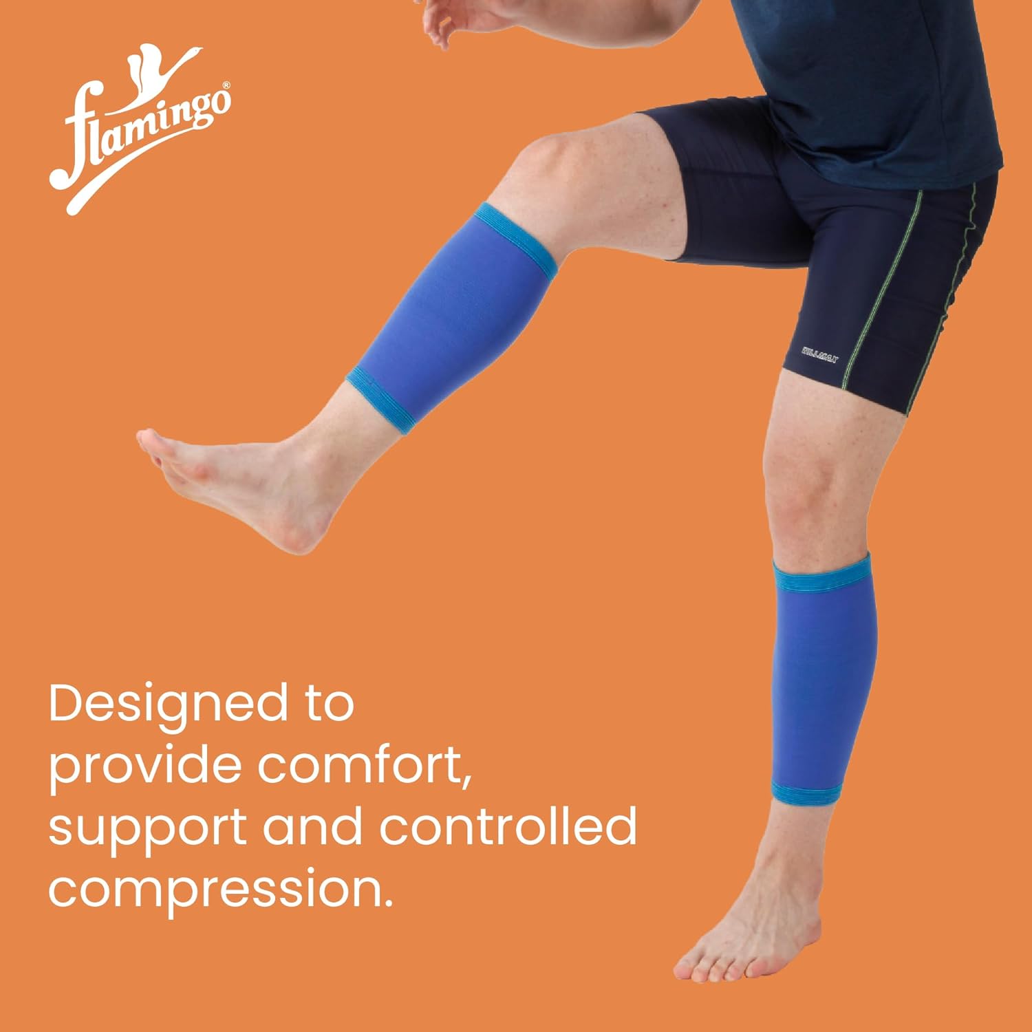 Flamingo Health Orthopaedic Premium Calf Support (Pair) Unisex Code 2071