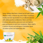 Bakson's Sunny Herbals Mud Skin Care Pack 150gm