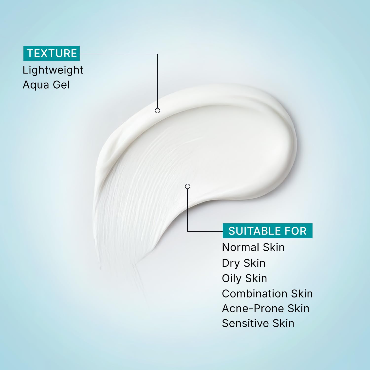 Pilgrim Cosmetics 1% Hyaluronic Acid Aqua Sunscreen Gel SPF 50 PA++++ 50g