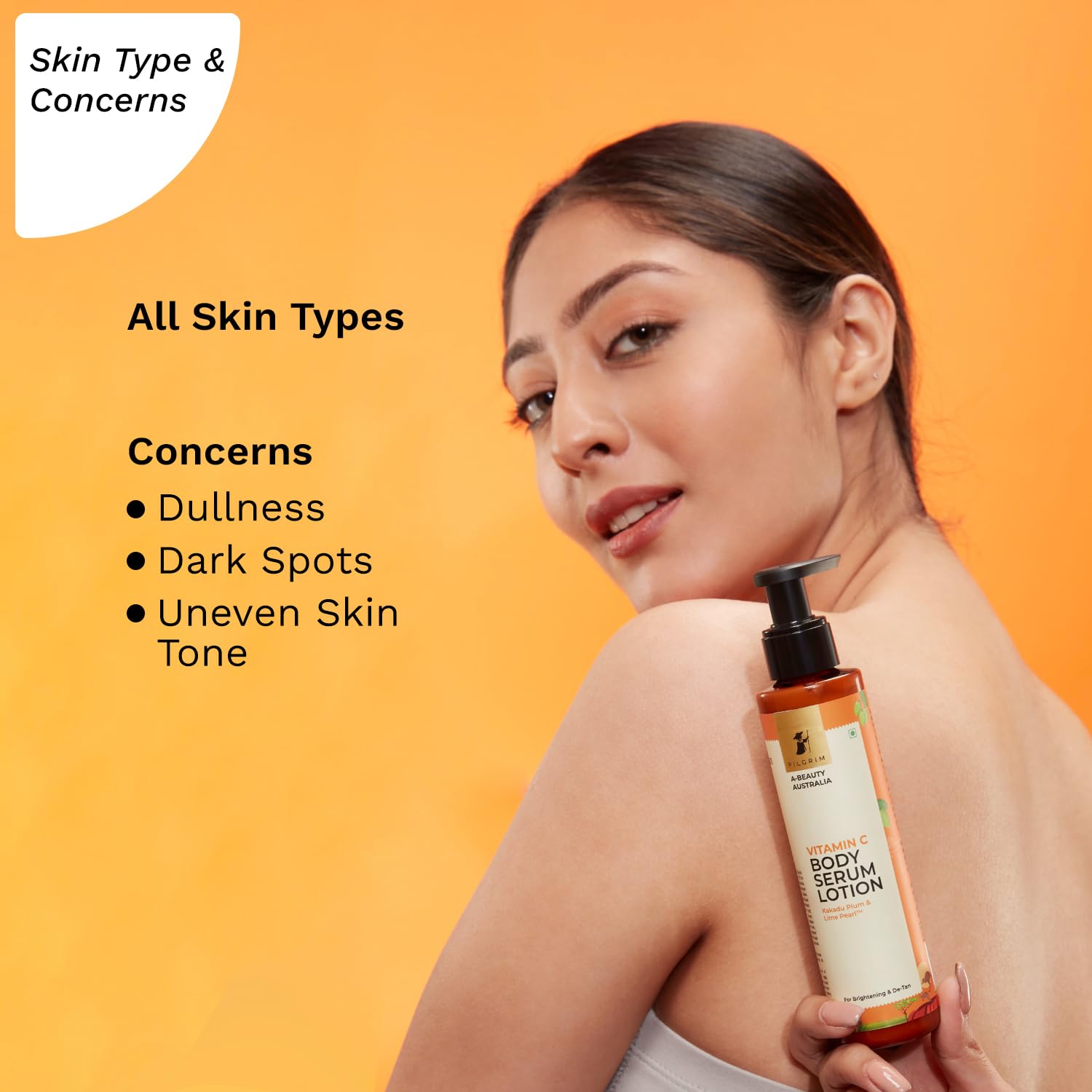 Pilgrim Cosmetics Vitamin C Body Serum Lotion Kakadu Plum & Lime Pearl™ 150ml