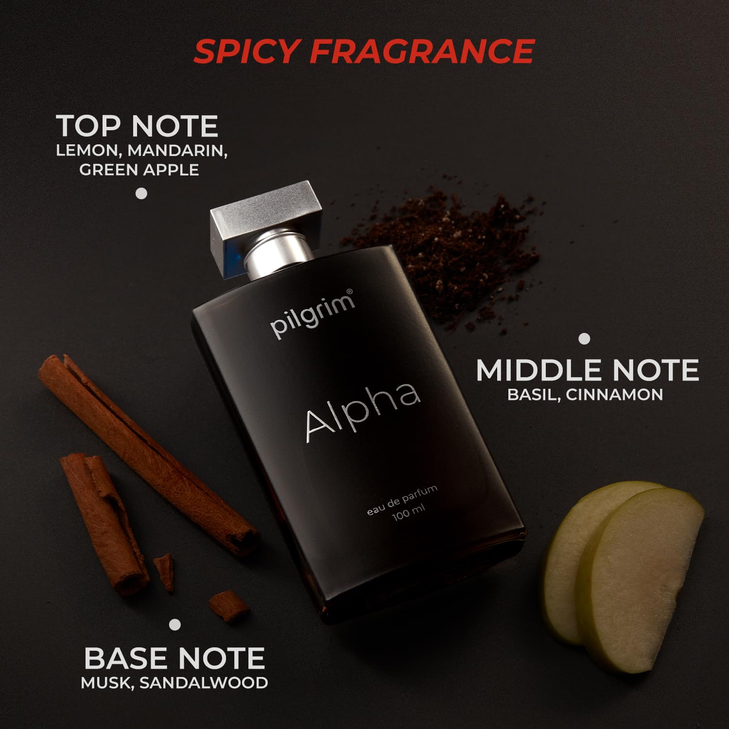 Pilgrim Cosmetics Alpha Eau De Parfum Men 100ml