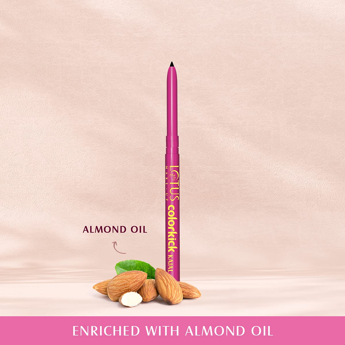 Lotus Make Up Cosmetics Colorkick Kajal Black (Pack of 2)