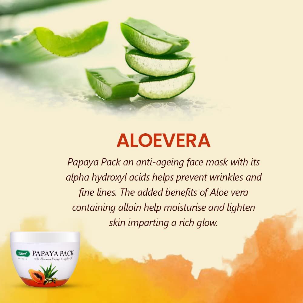Bakson's Sunny Herbals Papaya Pack Skin Care Pack 150gm