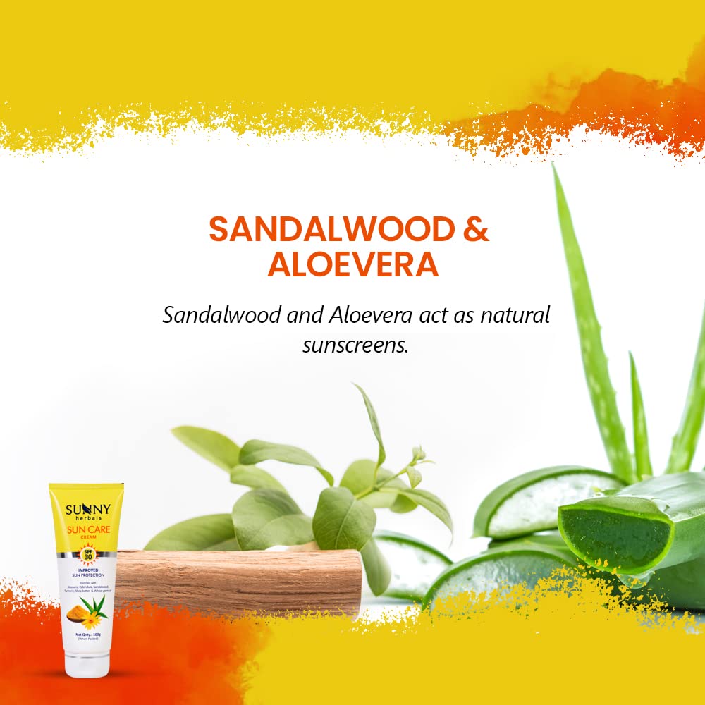 Bakson's Sunny Herbals Sun Care SPF 30 Skin Care Cream 100gm