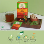 Organic India Tulsi Ginger Green Tea Teabgas & Tin