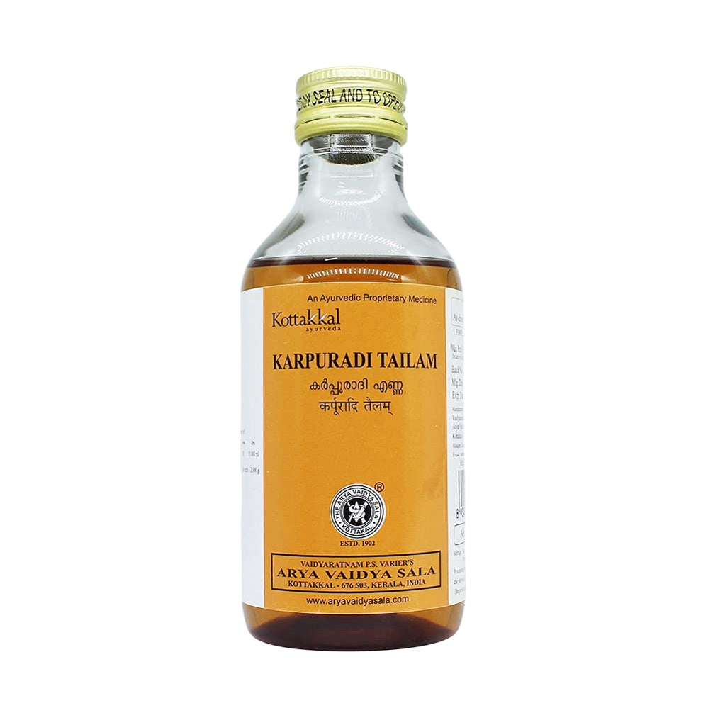 Kottakkal Ayurvedic Karpuradi Tailam Oil 200ml
