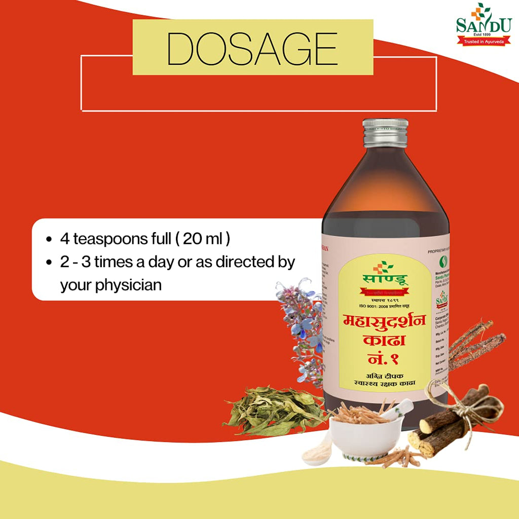 Sandu Ayurvedic Mahasudarshan Kadha Liquid