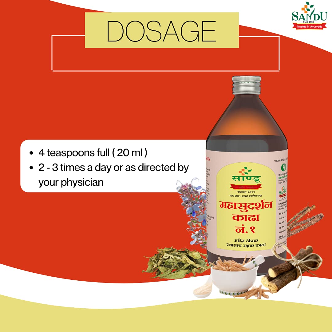 Sandu Ayurvedic Mahasudarshan Kadha Liquid
