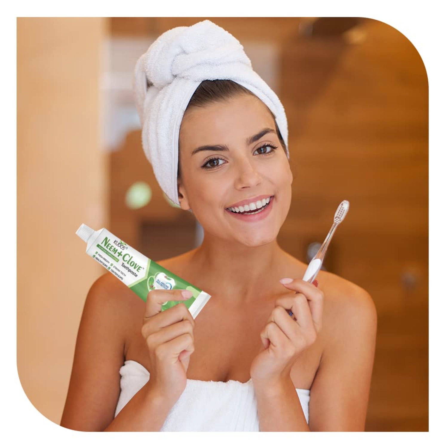 Kudos Ayureveda Neem Clove Toothpaste 100gm