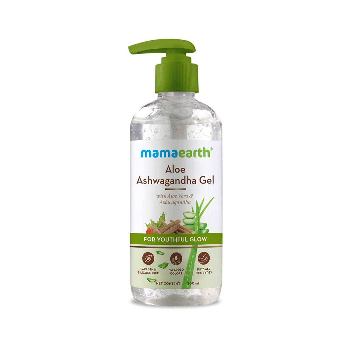 Mamaearth Aloe Ashwagandha Gel 300ml