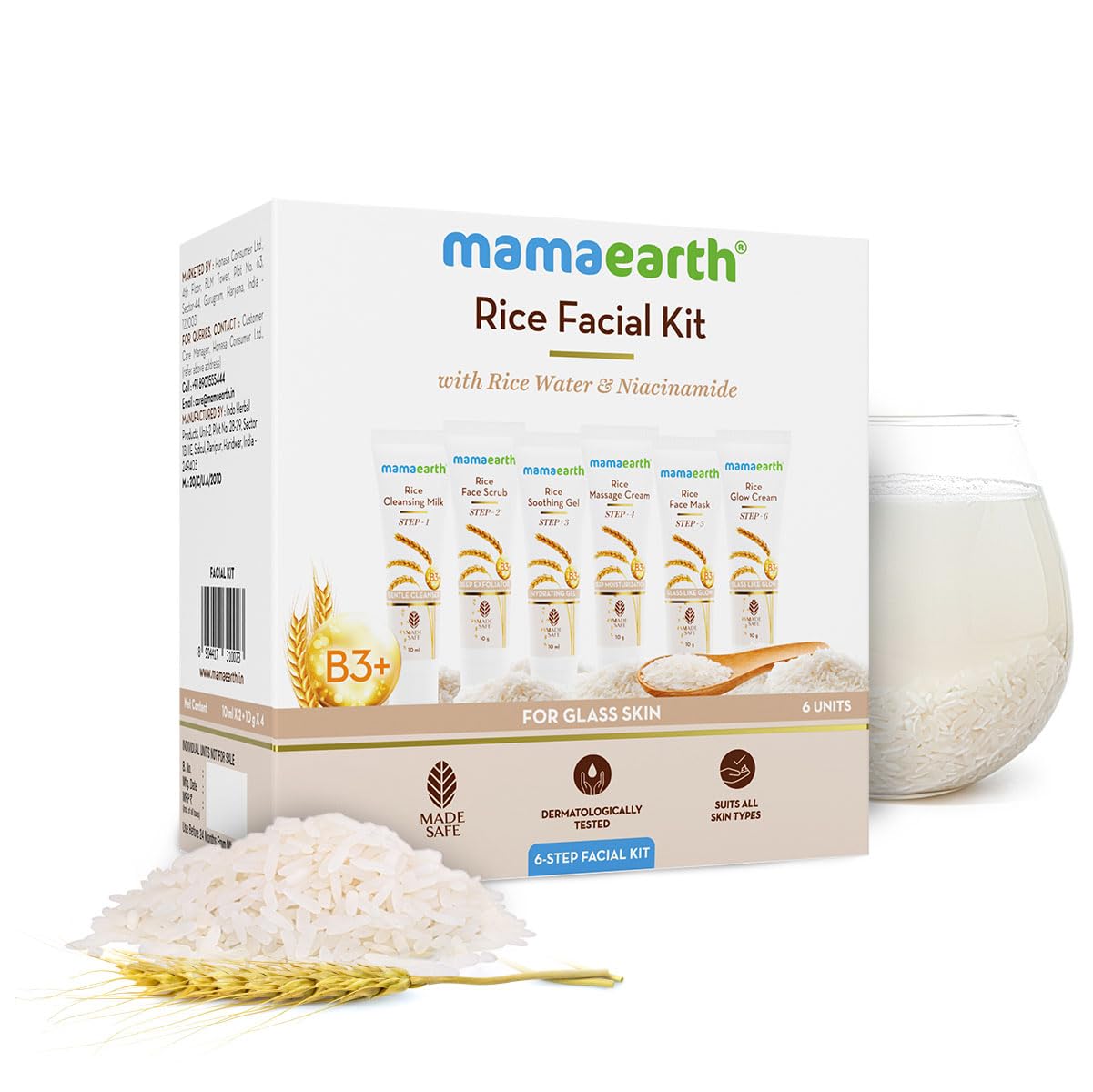 Mamaearth Rice Facial Kit 60g