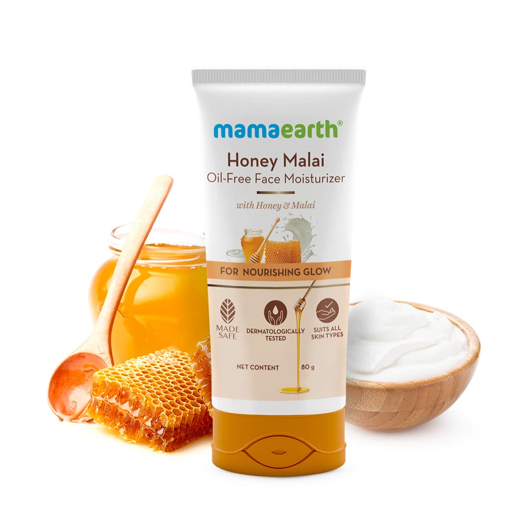 Mamaearth Honey Malai Oil Free Face Moisturizer 80g