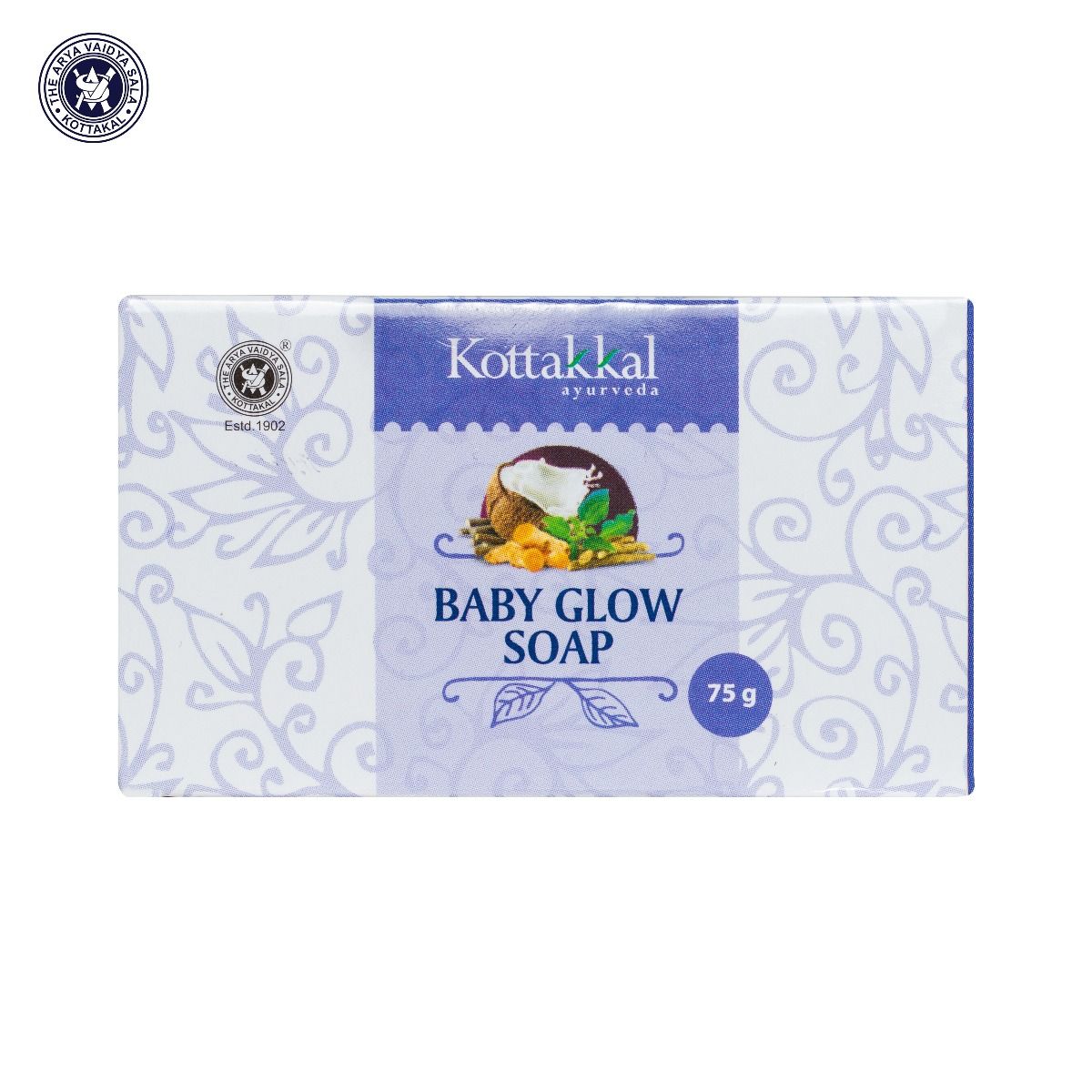 Kottakkal Ayurvedic Skin Care,Skin Protection & Baby Glow Soap 75g