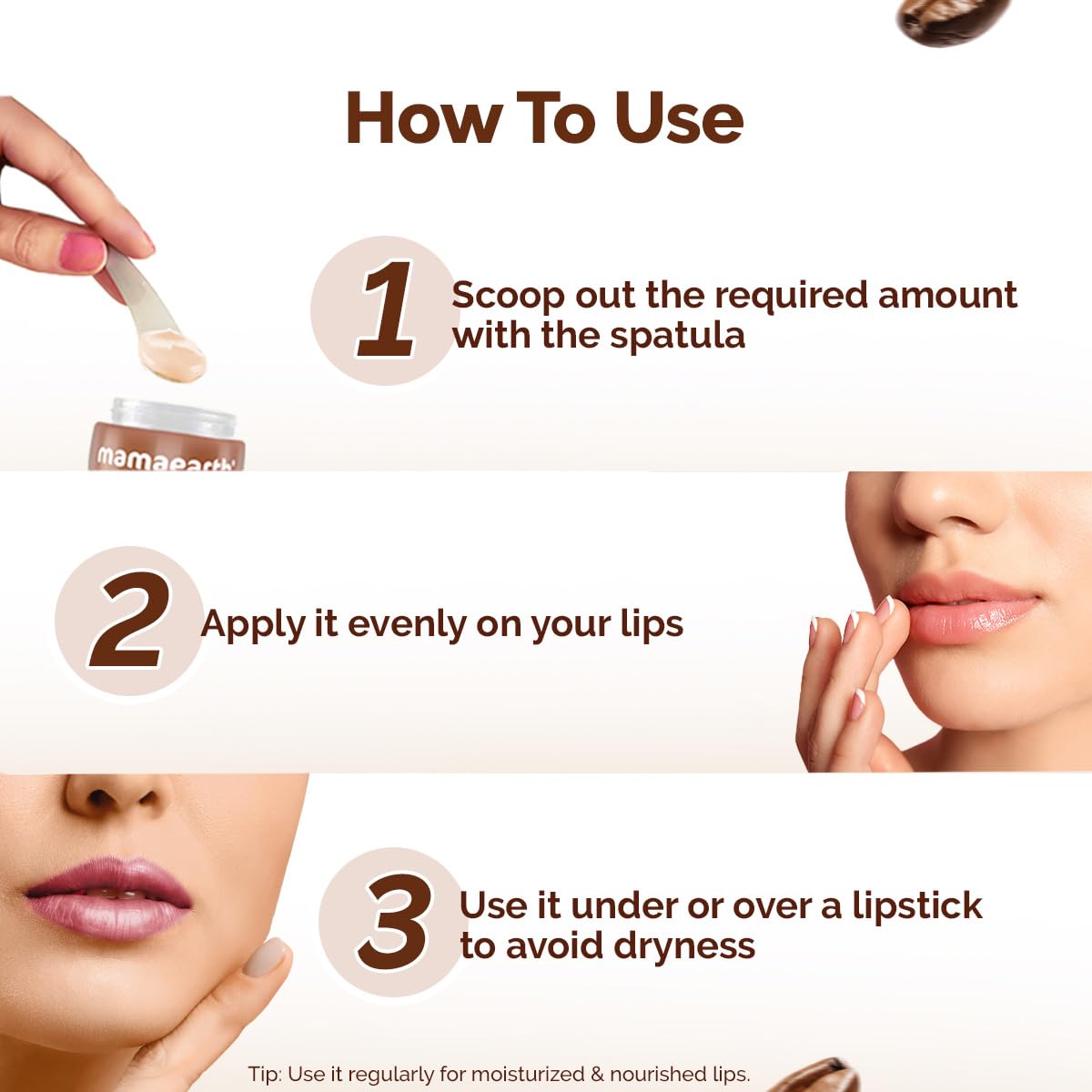 Mamaearth Cocoa Moisture Therapy Lip Balm 15g