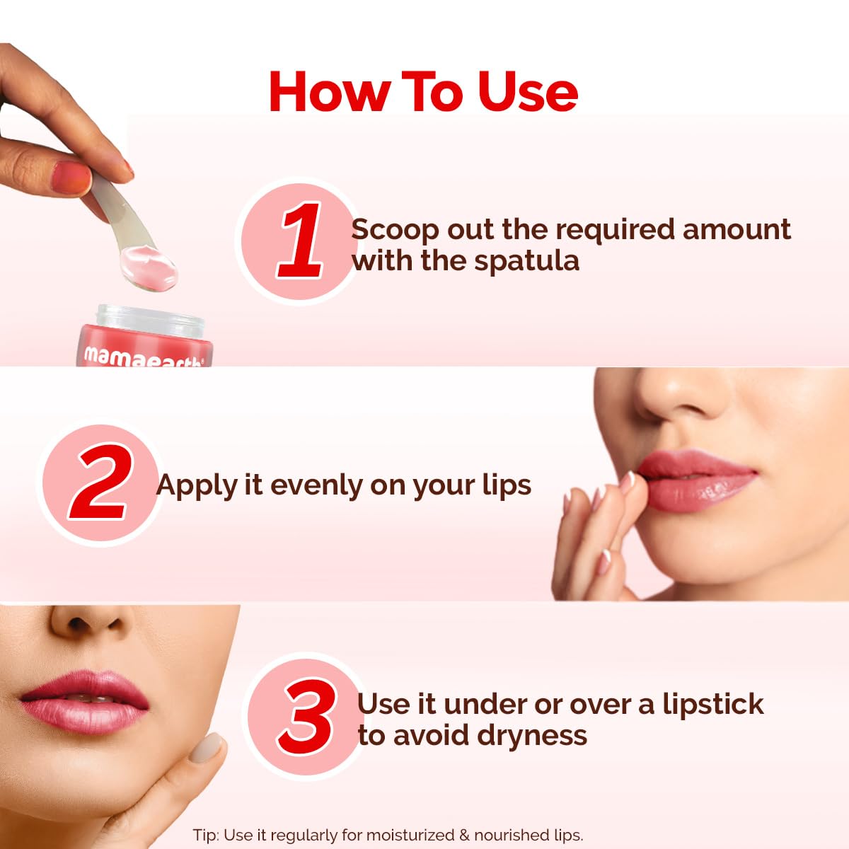 Mamaearth Cherry Moisture Therapy Lip Balm 15g