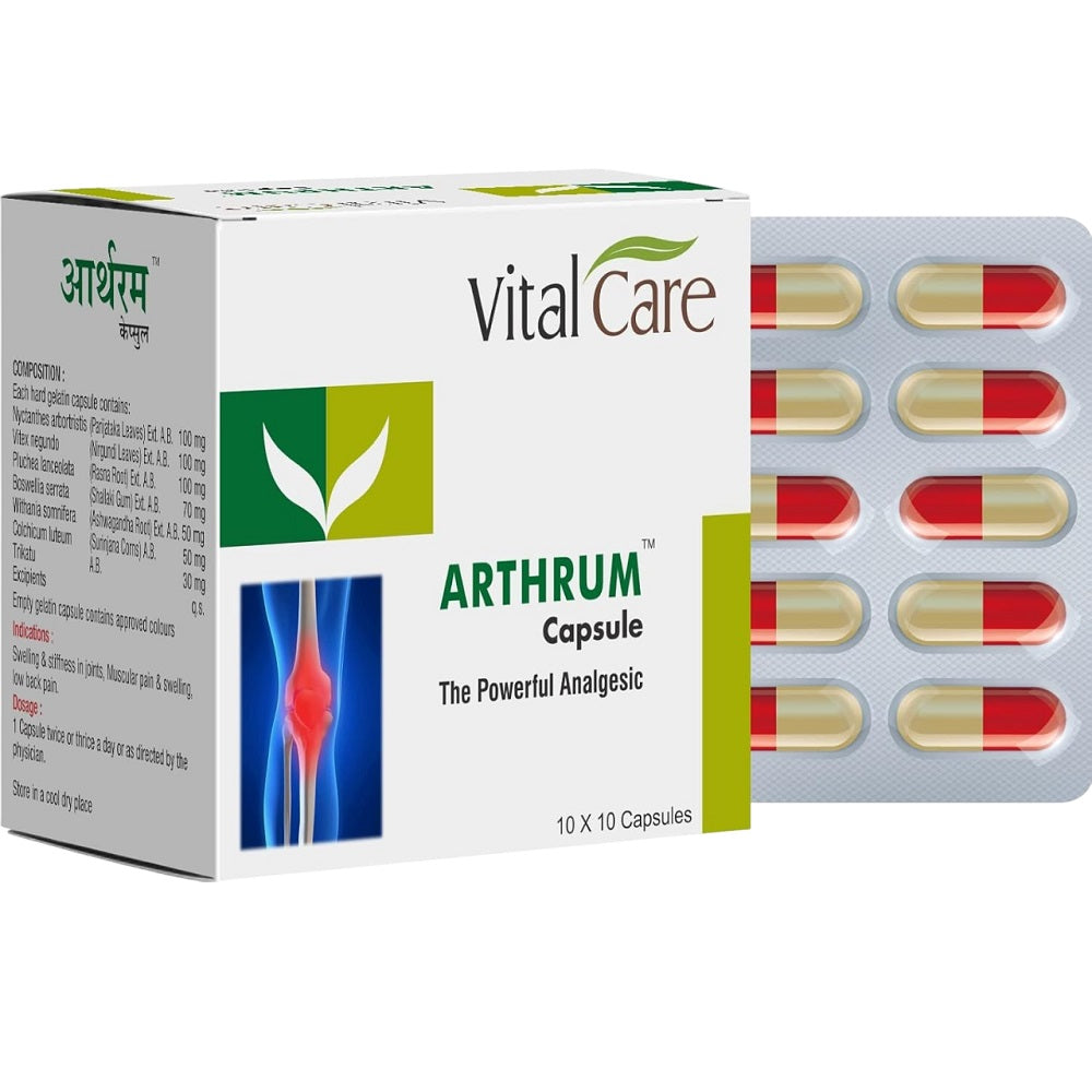 Vital Care Ayurvedic Arthrum Plus Capsule,Oil and Ointment