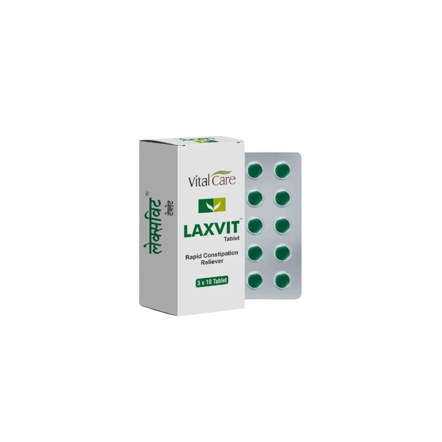 Vital Care Ayurvedic Laxvit Churna Powder & Tablets