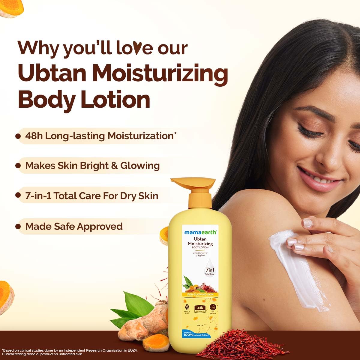 Mamaearth Mamaearth Ubtan Moisturizing Body Lotion