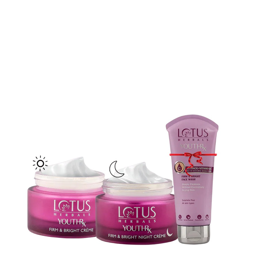 Lotus Herbals Cosmetics YouthRx Firm & Bright Power Trio Combo