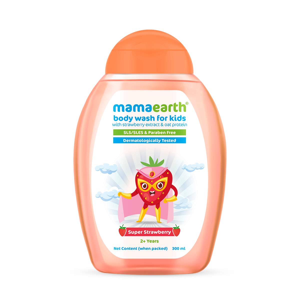 Mamaearth Super Strawberry Body Wash for Kids 300ml
